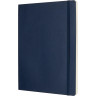 Блокнот MOLESKINE Classic Soft XLarge, пунктирная разметка, синий сапфир QP624B20
